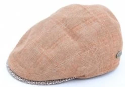 Sixpence / Flat Cap - MJM Victor Linen (lysebrun)