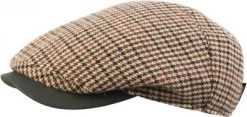Sixpence / Flat Cap - Wigéns Cashmere Ivy One Piece Cap (brun)