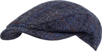 Sixpence / Flat Cap - Wigéns Ivy Contemporary Cap Harris Tweed Wool (Blå) 1 Sixpence / Flat Cap - Wigéns Ivy Contemporary Cap Harris Tweed Wool (Blå)
