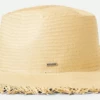 Hatte - Brixton Jo Frayed Straw (honey)