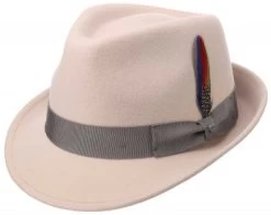 Hatte - Stetson Elkader Woolfelt Trilby (beige)