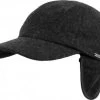 Caps - Wigéns Baseball Classic Earflap Cap Wool (Sort)