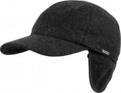 Caps - Wigéns Baseball Classic Earflap Cap Wool (Sort)