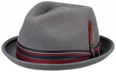 Hatte - Stetson Palmetto Player Woolfelt (grå) 1 Hatte - Stetson Palmetto Player Woolfelt (grå)