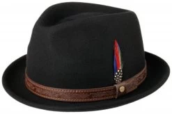 Hatte - Stetson Elyria Player Woolfelt (sort)