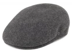 Sixpence / Flat Cap - Jaxon Hats Wool Flat Cap (mørkegrå)