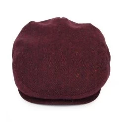 Sixpence / Flat Cap - Jaxon Hillcrest Herringbone Flat Cap (burgunder) 5 Sixpence / Flat Cap - Jaxon Hillcrest Herringbone Flat Cap (burgunder) -Mode Hat 167578.bgd jaxon hillcrest herringbone flat cap burgundy 2