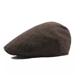 Sixpence / Flat Cap - Gårda Shawbury Herringbone (brun)