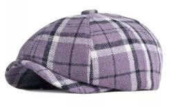 Sixpence / Flat Cap - Gårda Lambley Newsboy Cap (lilla)