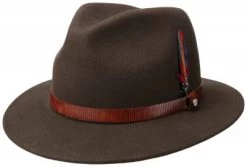 Hatte - Stetson Fallon Traveller Woolfelt (brun)
