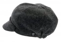 Caps - CTH Ericson Helena Moon Shetland (grafit) -Mode Hat 2642 helenagrey3kopia