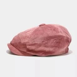Sixpence / Flat Cap - Gårda Belmont Corduroy Cap (lyserød)