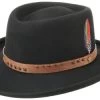 Hatte - Stetson Allen Gambler Woolfelt (sort)