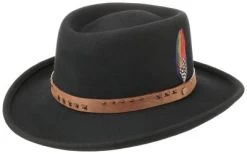 Hatte - Stetson Allen Gambler Woolfelt (sort)