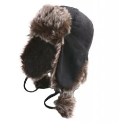 Pelshue - Trapper Hat With Faux Fur (Brun)