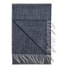 Halstørklæder - Amanda Christensen Wool Scarf Herringbone (Navy)