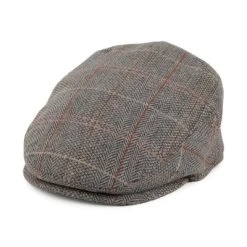 Sixpence / Flat Cap - Jaxon Kids Tweed Flat Cap (brun/grå)