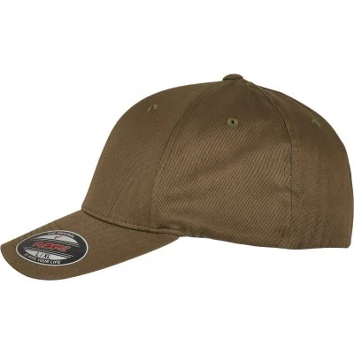 Caps - Flexfit Organic Cotton Cap (burnt Olive) 2 Caps - Flexfit Organic Cotton Cap (burnt Olive) - Billede 2