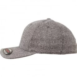 Caps - Flexfit Melange Cap (grå) 5 Caps - Flexfit Melange Cap (grå) -Mode Hat 6355 01067.flexfit melange dark heather grey cap morkgra keps