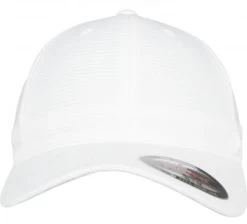 Caps - Flexfit Hydro-Grid Stretch (hvid) -Mode Hat 6587 00220.flexfit hydro grid stretch white cap vit keps