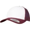 Caps - Flexfit Trucker Cap Foam (Maroon/Hvid)