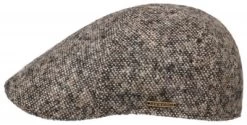 Sixpence / Flat Cap - Stetson Texas Donegal Wool Tweed (beige-sort)