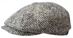 Sixpence / Flat Cap - Stetson Hatteras Donegal Wool (beige/multi)