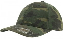 Caps - Flexfit Garment Washed Camo (grøn)