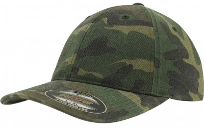 Caps - Flexfit Garment Washed Camo (grøn) 1 Caps - Flexfit Garment Washed Camo (grøn)