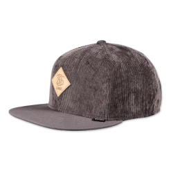 Caps - Djinn's Softcord Snapback Cap (grå)