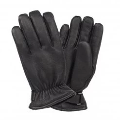 Handsker - HK Men's Goat Leather Glove With Pile Lining (Sort)