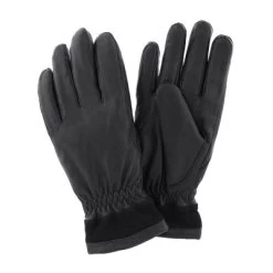 Gloves - HK Women's Goat Leather Glove With Winter Lining (Black)