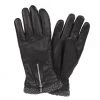 Handsker - HK Women's Goat Leather Winter Zip Glove (Sort)