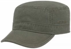 Sixpence / Flat Cap - Stetson Army Cap Cotton (grå)