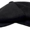 Sixpence / Flat Cap - Gårda Cuba Newsboy Wool Cap (sort)