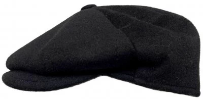 Sixpence / Flat Cap - Gårda Cuba Newsboy Wool Cap (sort) 1 Sixpence / Flat Cap - Gårda Cuba Newsboy Wool Cap (sort)