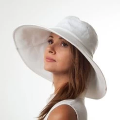 Hatte - Monaco Sunhat (hvid) -Mode Hat 801874 3