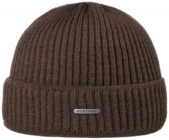 Beanies - Stetson Ambler Merino Beanie (brun)