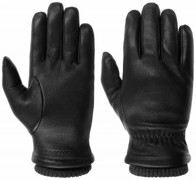 Handsker - Stetson Men's Goat Nappa Gloves (sort) 1 Handsker - Stetson Men's Goat Nappa Gloves (sort)