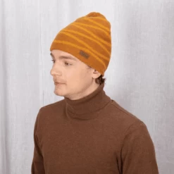 Huer - Sätila Abisko Lambswool Beanie (gul) -Mode Hat abisko