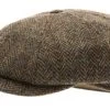 Sixpence / Flat Cap - CTH Ericson Alan Sr. Harris Tweed (grøn)