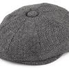 Sixpence / Flat Cap - Jaxon Baby Tweed Newsboy Cap (grå)