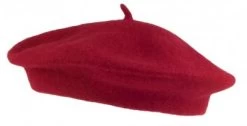 Baret - Kids Wool Fashion Beret (rød)