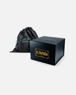 Caps - John Hatter - El Patron Black - Aluminium Edition (sort) -Mode Hat box elpatron