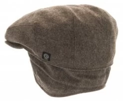 Sixpence / Flat Cap - CTH Ericson Carl Sr Earflap (brun Herringbone)