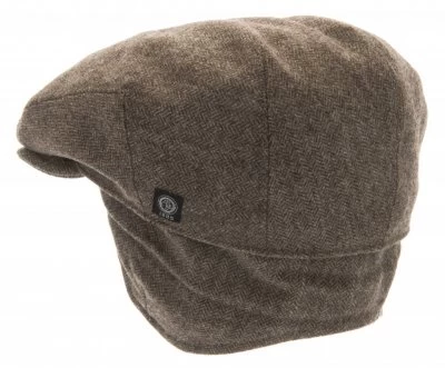 Sixpence / Flat Cap - CTH Ericson Carl Sr Earflap (brun Herringbone) 1 Sixpence / Flat Cap - CTH Ericson Carl Sr Earflap (brun Herringbone)
