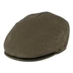 Sixpence / Flat Cap - Jaxon Hats Cotton Flat Cap (olive)