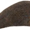 Sixpence / Flat Cap - MJM Country Harris Tweed (brun)