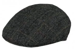 Sixpence / Flat Cap - MJM Country Harris Tweed (grå)