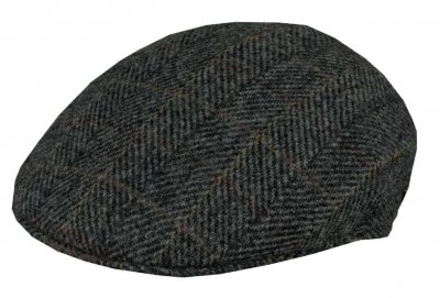 Sixpence / Flat Cap - MJM Country Harris Tweed (grå) 1 Sixpence / Flat Cap - MJM Country Harris Tweed (grå)